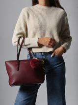 Shoulder Bag Grained Miniprix Red grained F2531-vue-porte