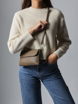 Shoulder Bag Grained Miniprix Brown grained H9158-vue-porte