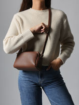 Shoulder Bag Grained Miniprix Brown grained KJ62069-vue-porte