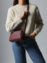 Shoulder Bag Grained Miniprix Red grained KJ62069-vue-porte