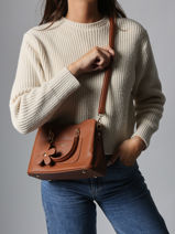 Shoulder Bag Grained Miniprix Brown grained H6931-vue-porte