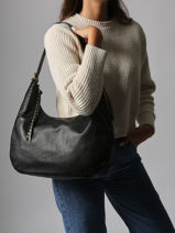 Sac Port paule Studs Miniprix Noir studs 2342-vue-porte