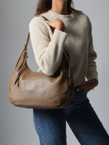 Shoulder Bag Studs Miniprix Brown studs 2342-vue-porte