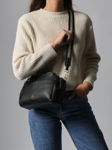 Shoulder Bag Soft Lulu castagnette Brown soft YAMINA-vue-porte