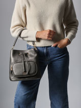 Shoulder Bag Pocket Lulu castagnette Silver pocket ZAID-vue-porte