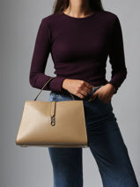 Shoulder Bag Th Libre Tommy hilfiger Brown th libre AW17724-vue-porte