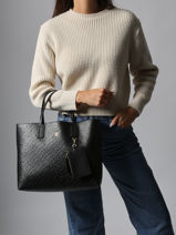 Sac Bandoulire Th Icon Tommy hilfiger Noir th icon AW17684-vue-porte