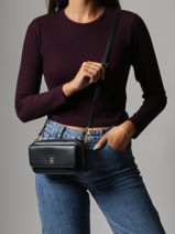 Shoulder Bag Th Icon Tommy hilfiger Blue th icon AW17680-vue-porte
