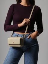 Shoulder Bag Th Icon Tommy hilfiger Beige th icon AW17680-vue-porte