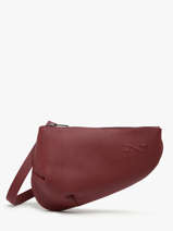 Sac Bandouli�re City Perle Cuir Nathan baume Rouge n city N1811000