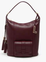 Shoulder Bag Premier Flirt Leather Lancel Violet premier flirt A13789