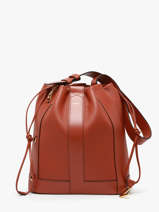 Sac Bandoulire Elles Cuir Lancel Rouge elles A13980
