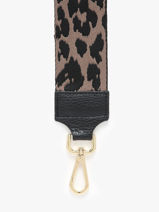 Bandoulire De Sac Milano Brown caviar CA25LGOB-vue-porte