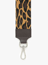 Bandoulire De Sac Milano Brown caviar CA25LGAB-vue-porte