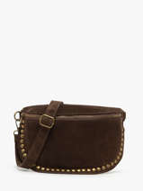 Sac Banane Milano Marron velvet VE24112