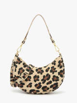 Sac Port paule Velvet Leopardo Milano Beige velvet leopardo VL25064