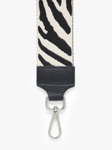 Shoulder Strap Zebra Milano Beige caviar CA25ZBAB-vue-porte