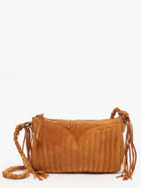 Sac Bandouli�re Jane Cuir Pieces Marron jane 17160059