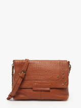 Sac Bandouli�re Felizia Cuir Pieces Marron felizia 17116820