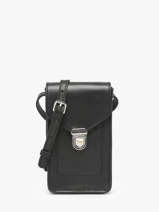 Leather Phone Bag Paul marius Black vintage TELEPHON