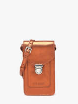 Le Porte-tlphone Ginger Cuir Paul marius Marron ginger TELEPGIN