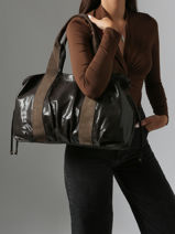 Sac Port paule Ep11 Mila louise Marron ep11 20204E11-vue-porte