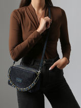 Sac Bandoulire S Mila louise Bleu s 23673S-vue-porte