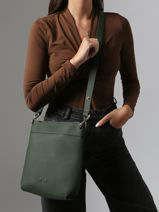 Sac Bandoulire Tiki Mini Cuir Nathan baume Vert victoria N1910586-vue-porte