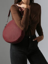 Leather Anna Shoulder Bag Nathan baume Red nathan 9-vue-porte