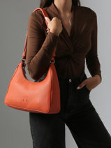 Leather Manaus Shoulder Bag Nathan baume Pink brasil 2-vue-porte