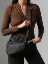 Shoulder Bag N City Leather Nathan baume Black n city TW-vue-porte