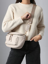 Belt Bag Miniprix Beige sangle A-vue-porte