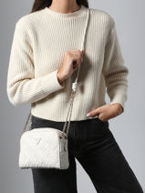 Shoulder Bag Adelasia Guess White adelasia QL965814-vue-porte