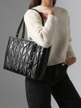 Sac Port paule Aldina Guess Noir aldina GG966325-vue-porte