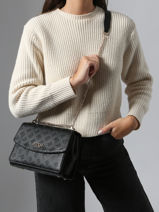 Sac Bandoulière Phoebe Guess Bleu phoebe PD966521-vue-porte Sac Bandoulière Phoebe Guess Bleu phoebe PD966521-vue-porte