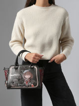 Sac  Main Mademoiselle Anekke Gris mademoiselle 41801032-vue-porte