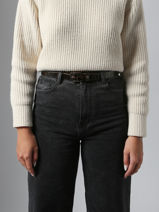 Belt Tommy hilfiger Brown th libre AW17975-vue-porte