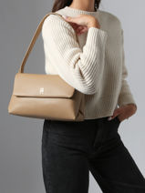 Crossbody Bag Modern Tommy Recycled Polyester Tommy hilfiger Brown modern tommy AW17695-vue-porte