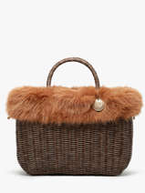 Shopping Bag Doudou Le voyage en panier Brown doudou L