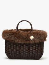 Shopping Bag Doudou Le voyage en panier Brown doudou L