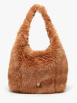 Shoulder Bag Doudou Fur Le voyage en panier Brown doudou AHP262