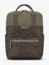 1 Compartment Backpack With 15" Laptop Sleeve Bergen Pro Leo Kapten and son Brown leo BERGENPL