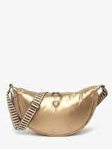 Sac Bandouli�re Doudoune Polyester Le voyage en panier Beige doudoune AHP230