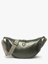 Sac Bandouli�re Doudoune Polyester Le voyage en panier Vert doudoune AHP230