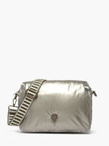 Sac Bandouli�re Doudoune Le voyage en panier Argent doudoune AHP233