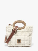 Shoulder Bag Quadri Le voyage en panier Beige quadri AHP271