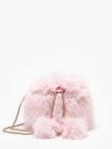 Sac Bandoulire Pour Enfant Panpan Le voyage en panier Rose kids AHP297