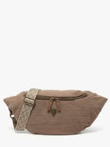 Belt Bag Le voyage en panier Brown velours AHP244