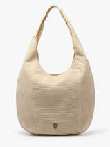 Shoulder Bag Velours Le voyage en panier Brown velours AHP243