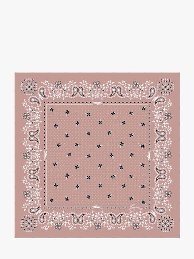 Longchamp Soie gots Scarf Pink